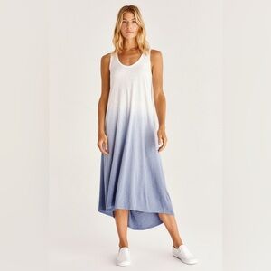 Z Supply Blue and White Midi Dress